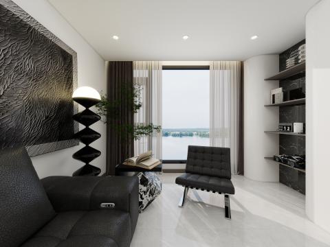 黑白灰小戶型星光都會